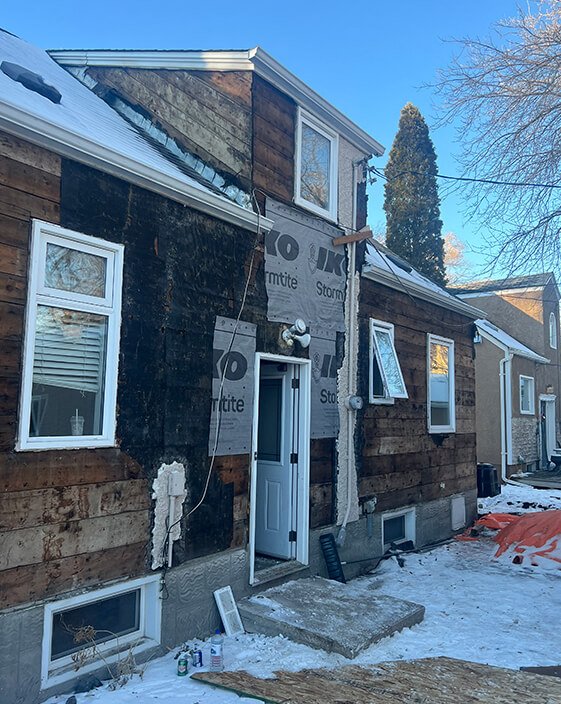 Two construction workers